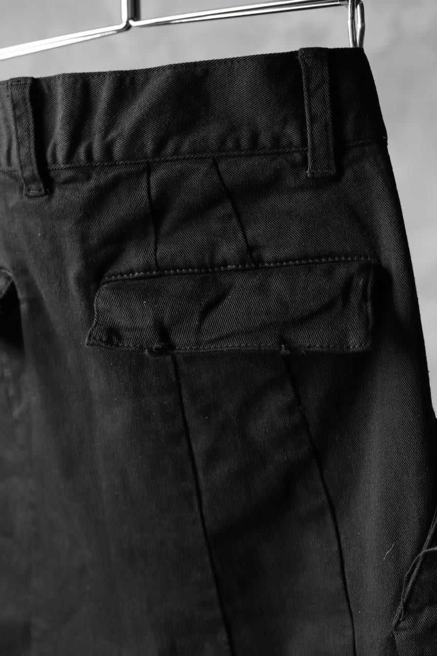 N/07 exclusive CONSTRUCTIVE LAYERED CARGO JODHPURS [ Stretch Weapon / Object Dye ] (BLACK) - Image 21