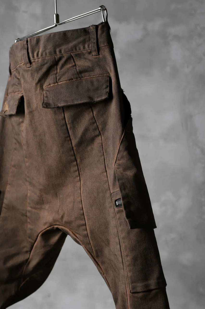 N/07 exclusive CONSTRUCTIVE LAYERED CARGO JODHPURS [ Stretch Weapon / Object Dye ] (D.BROWN(柿渋染+鉄媒染)) - Image 20
