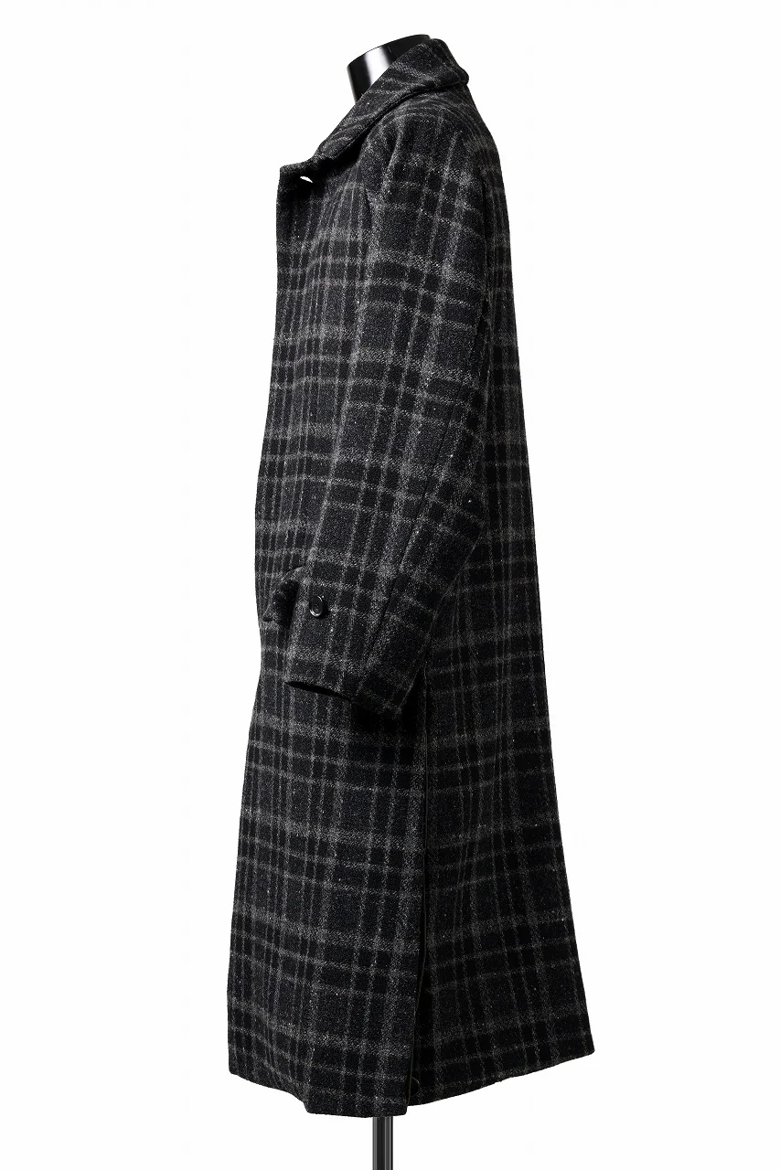 N/07 exclusive MAC COAT "外套" 格子縞 / SHETLAND WOOL TWEED (CHECK) - Image 10