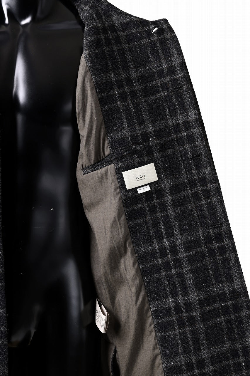 N/07 exclusive MAC COAT "外套" 格子縞 / SHETLAND WOOL TWEED (CHECK) - Image 34