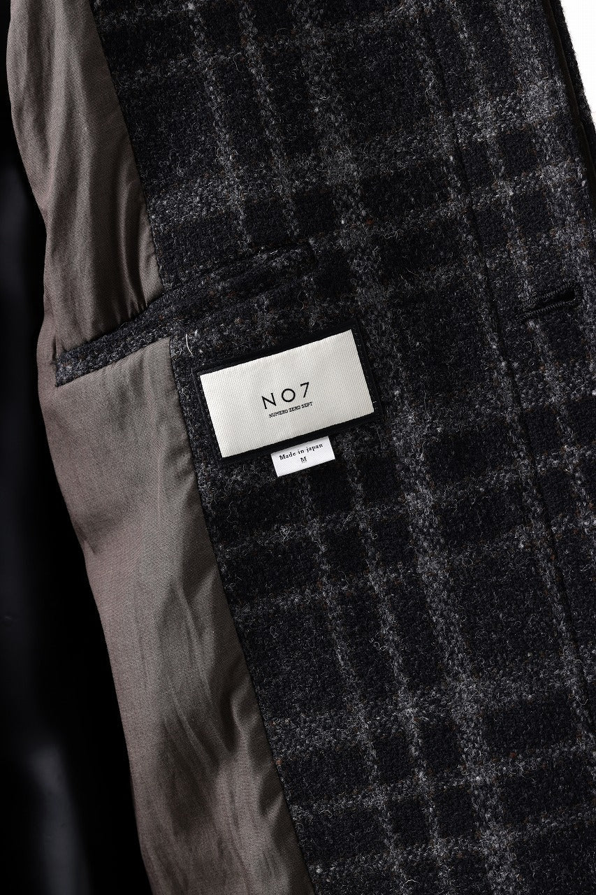 N/07 exclusive MAC COAT "外套" 格子縞 / SHETLAND WOOL TWEED (CHECK) - Image 35