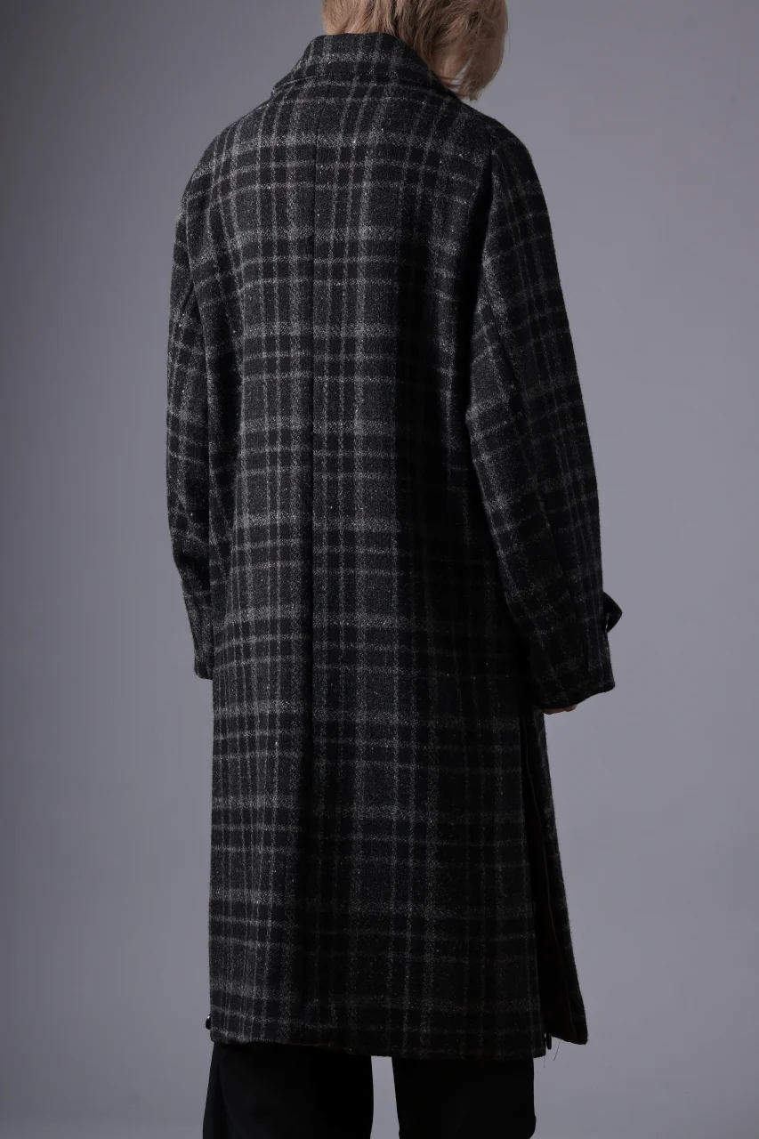 N/07 exclusive MAC COAT "外套" 格子縞 / SHETLAND WOOL TWEED (CHECK) - Image 42
