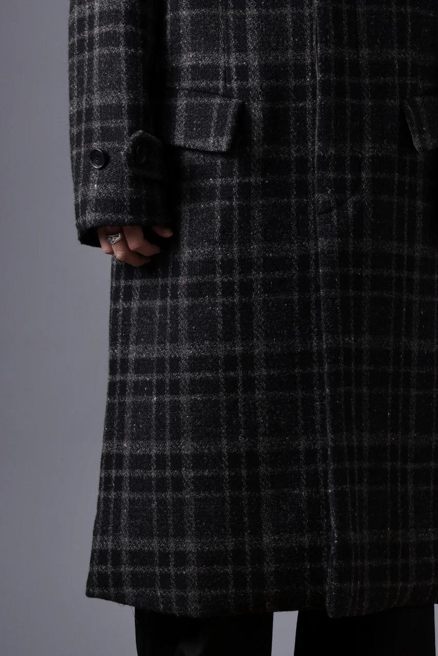 N/07 exclusive MAC COAT "外套" 格子縞 / SHETLAND WOOL TWEED (CHECK) - Image 50