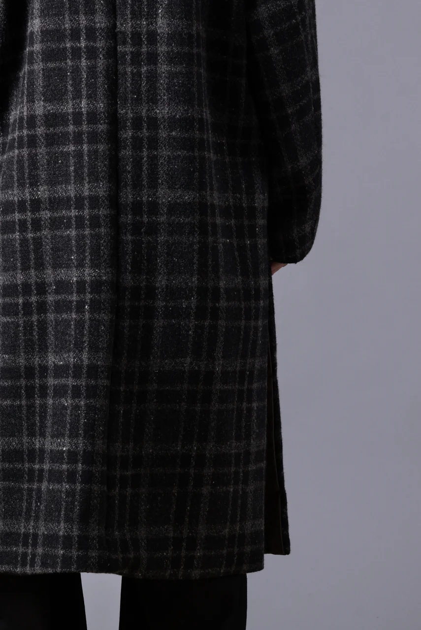 N/07 exclusive MAC COAT "外套" 格子縞 / SHETLAND WOOL TWEED (CHECK) - Image 53