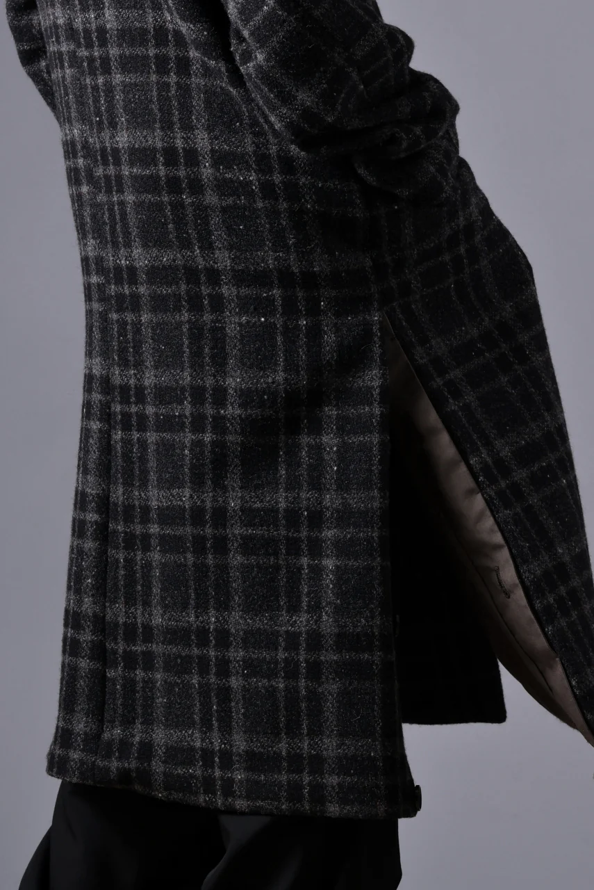 N/07 exclusive MAC COAT "外套" 格子縞 / SHETLAND WOOL TWEED (CHECK) - Image 54