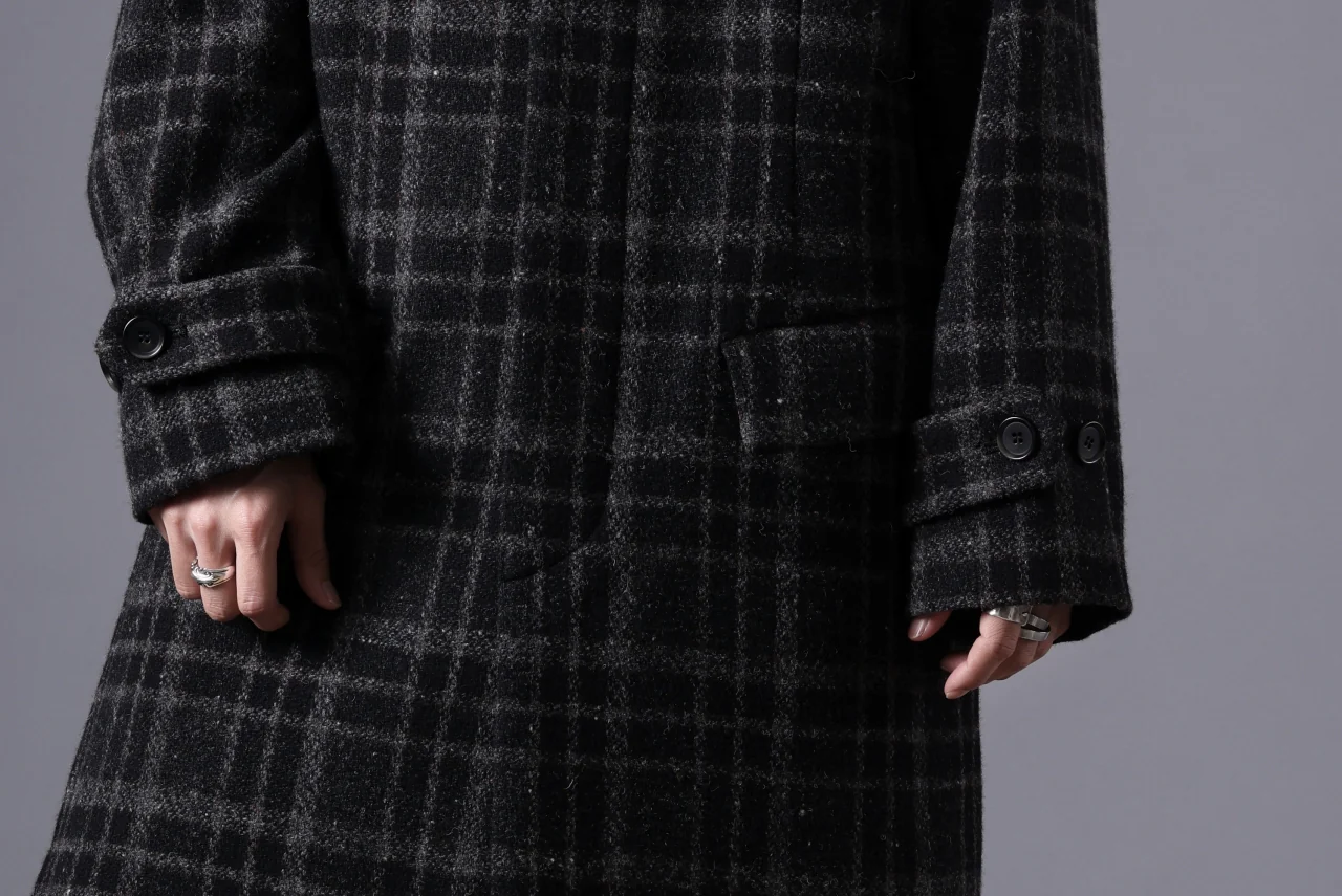 N/07 exclusive MAC COAT "外套" 格子縞 / SHETLAND WOOL TWEED (CHECK) - Image 59