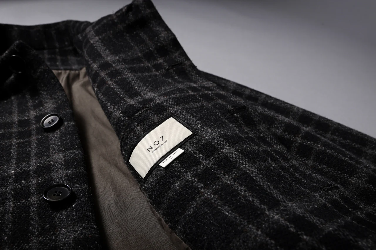 N/07 exclusive MAC COAT "外套" 格子縞 / SHETLAND WOOL TWEED (CHECK) - Image 63