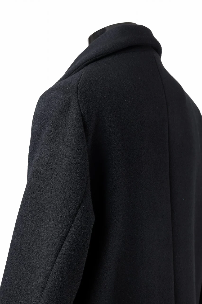 N/07 exclusive MAC COAT "外套" / VIRGIN WOOL MELTON (BLACK) - Image 24