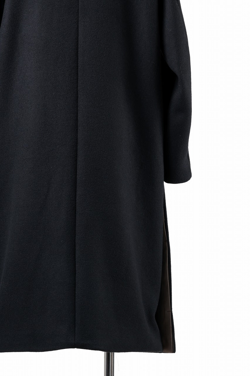 N/07 exclusive MAC COAT "外套" / VIRGIN WOOL MELTON (BLACK) - Image 26