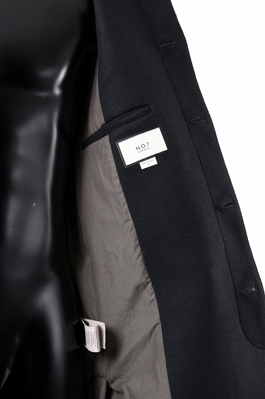 N/07 exclusive MAC COAT "外套" / VIRGIN WOOL MELTON (BLACK) - Image 32