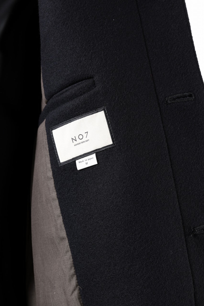 N/07 exclusive MAC COAT "外套" / VIRGIN WOOL MELTON (BLACK) - Image 33