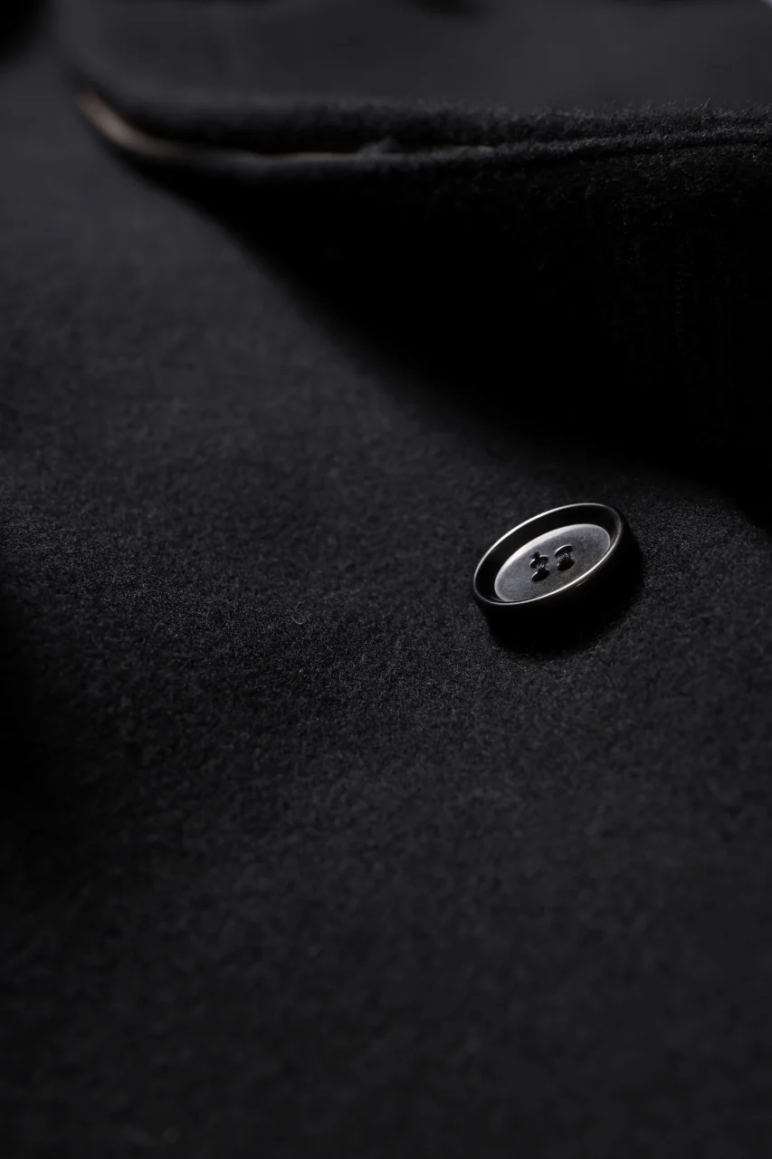 N/07 exclusive MAC COAT "外套" / VIRGIN WOOL MELTON (BLACK) - Image 39