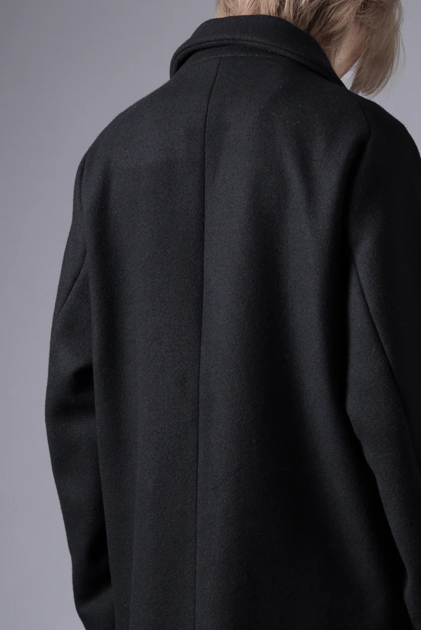 N/07 exclusive MAC COAT "外套" / VIRGIN WOOL MELTON (BLACK) - Image 61