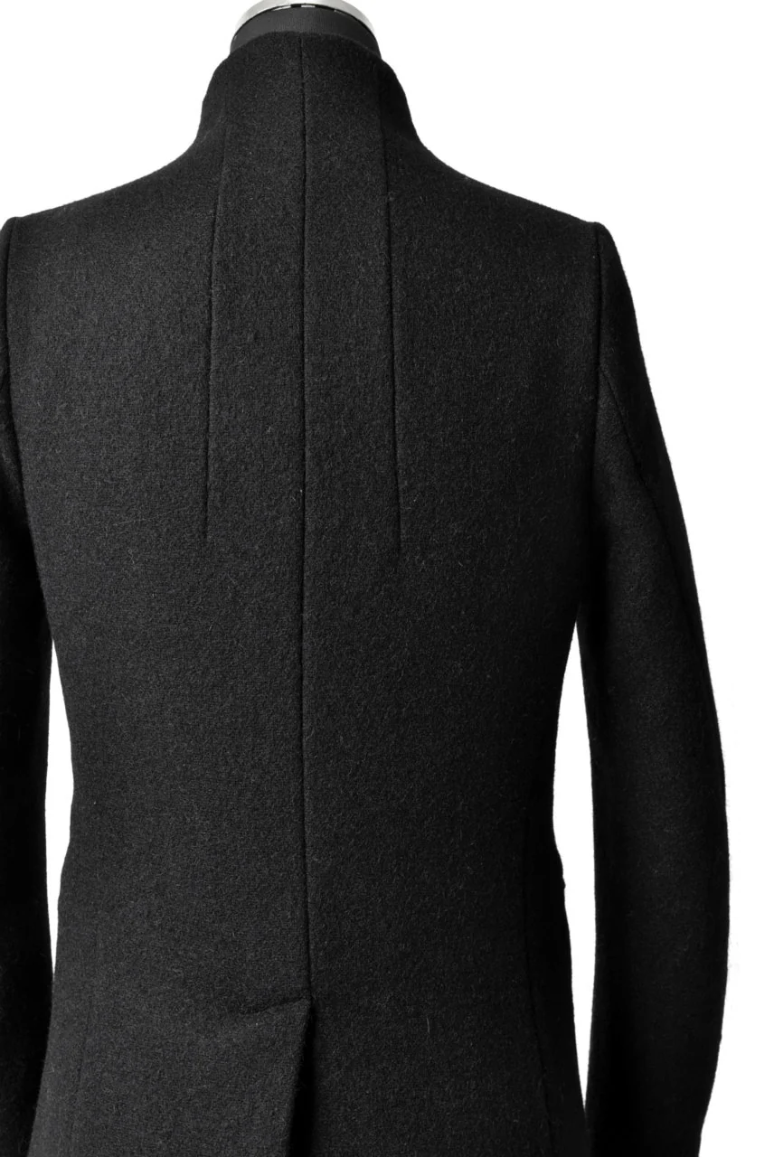 N/07 exclusive Padded Middle Coat / Wool Double-weave (DOUBLE BLACK) - Image 28