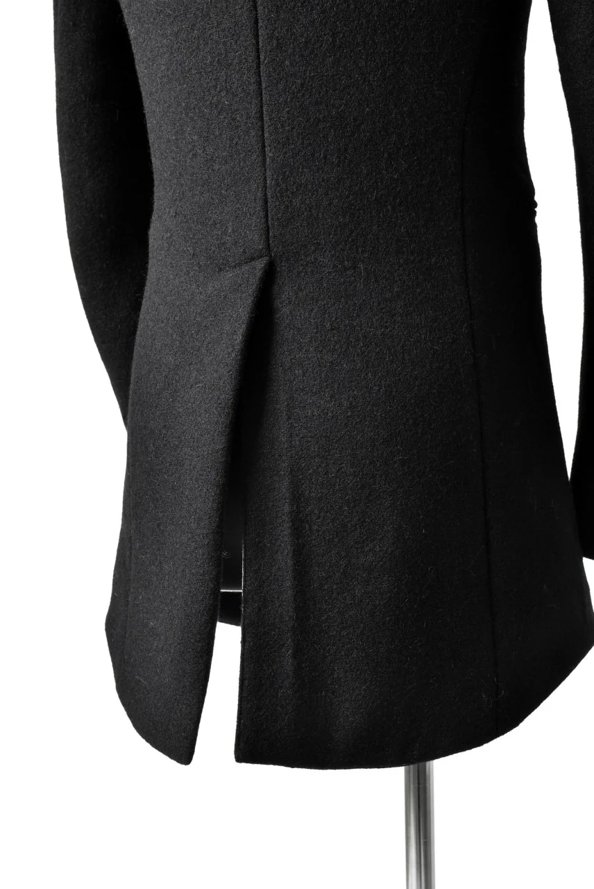 N/07 exclusive Padded Middle Coat / Wool Double-weave (DOUBLE BLACK) - Image 29