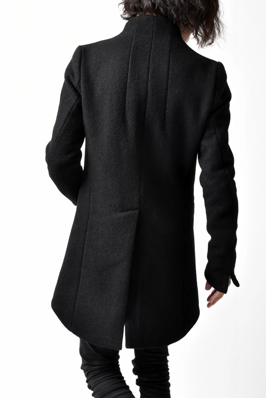 N/07 exclusive Padded Middle Coat / Wool Double-weave (DOUBLE BLACK) - Image 42