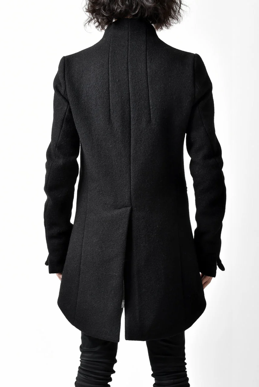 N/07 exclusive Padded Middle Coat / Wool Double-weave (DOUBLE BLACK) - Image 44