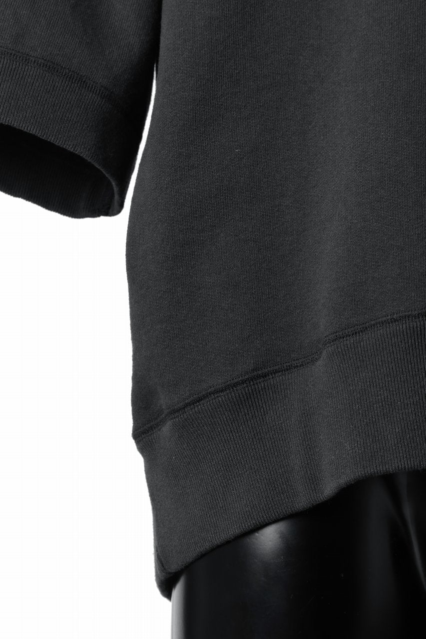 N/07 exclusive RAGLAN SHORT SLEEVE TOPS / US DRY TERRY (BLACK) - Image 15