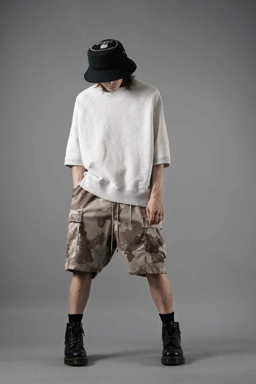 N/07 exclusive RAGLAN SHORT SLEEVE TOPS / US DRY TERRY (OATMEAL) - Image 15