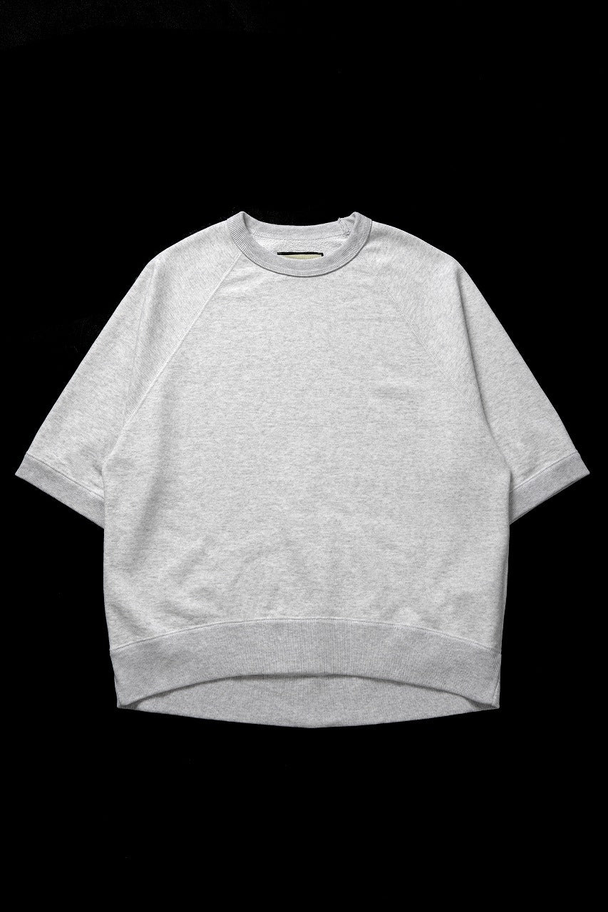 N/07 exclusive RAGLAN SHORT SLEEVE TOPS / US DRY TERRY (OATMEAL) - Image 2