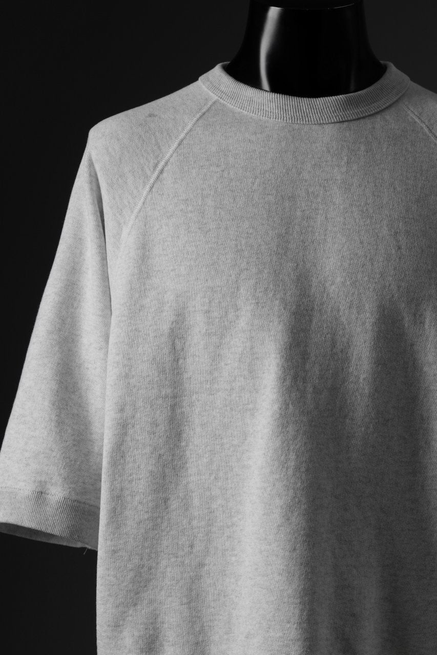 N/07 exclusive RAGLAN SHORT SLEEVE TOPS / US DRY TERRY (OATMEAL) - Image 12