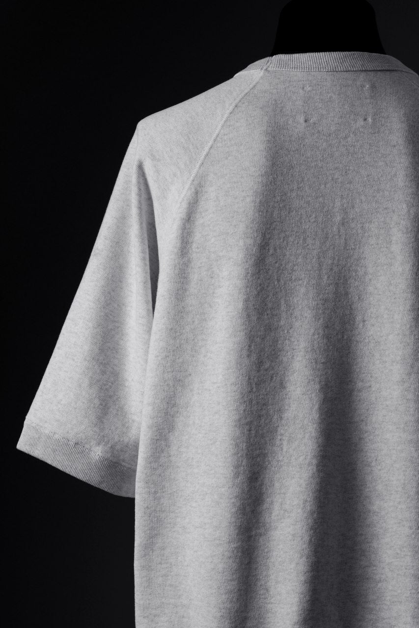 N/07 exclusive RAGLAN SHORT SLEEVE TOPS / US DRY TERRY (OATMEAL) - Image 17