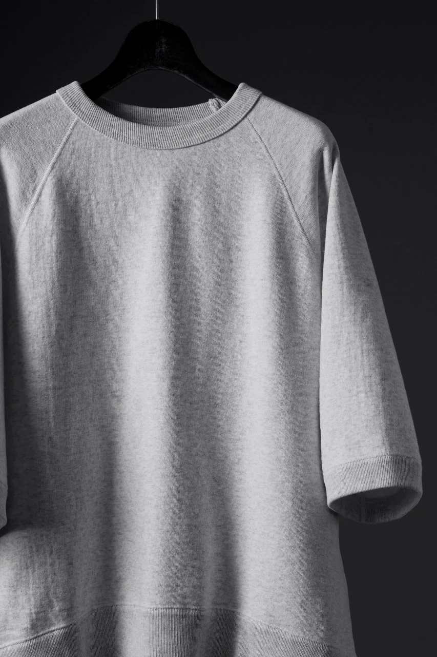 N/07 exclusive RAGLAN SHORT SLEEVE TOPS / US DRY TERRY (OATMEAL) - Image 2