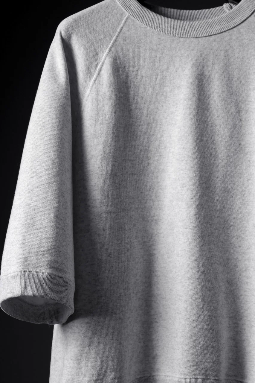 N/07 exclusive RAGLAN SHORT SLEEVE TOPS / US DRY TERRY (OATMEAL) - Image 4