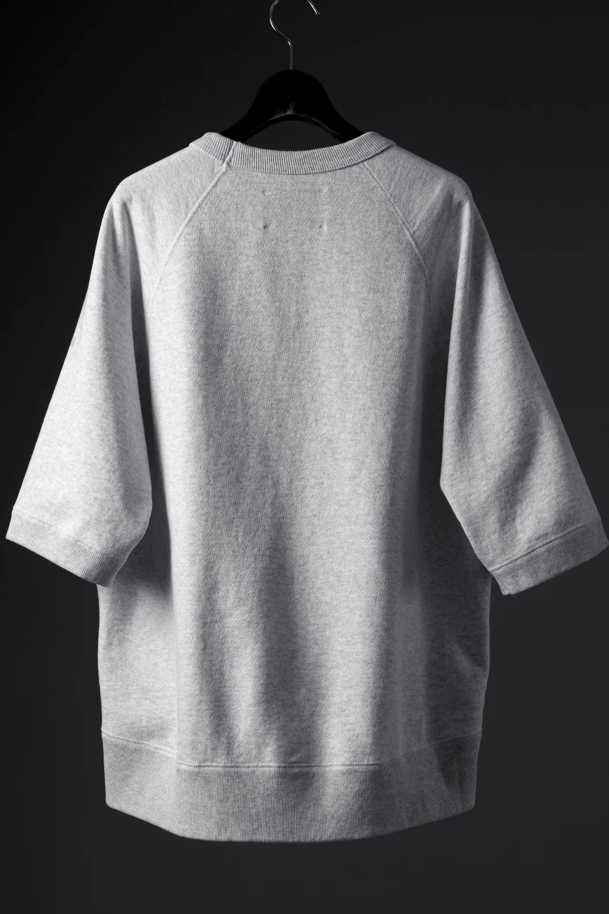 N/07 exclusive RAGLAN SHORT SLEEVE TOPS / US DRY TERRY (OATMEAL) - Image 7