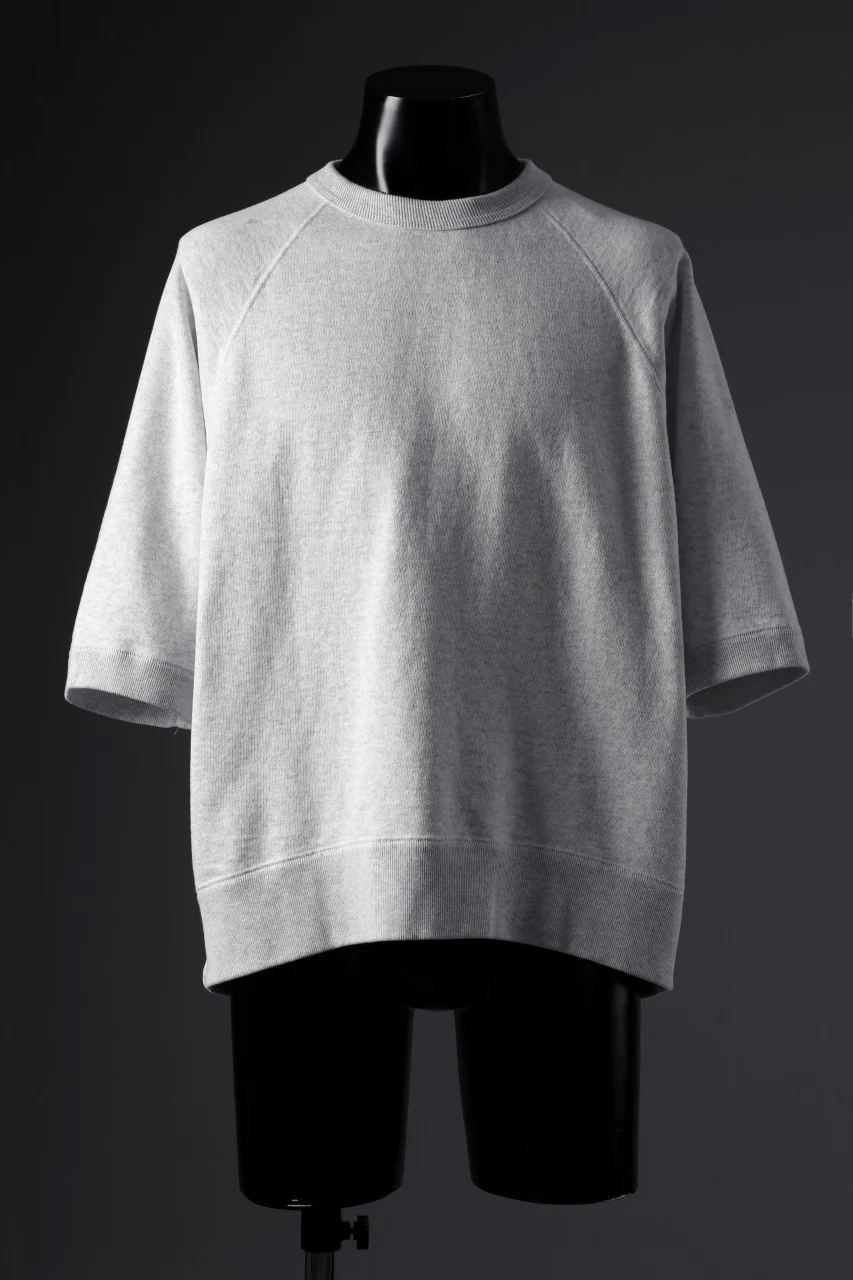 N/07 exclusive RAGLAN SHORT SLEEVE TOPS / US DRY TERRY (OATMEAL) - Image 9