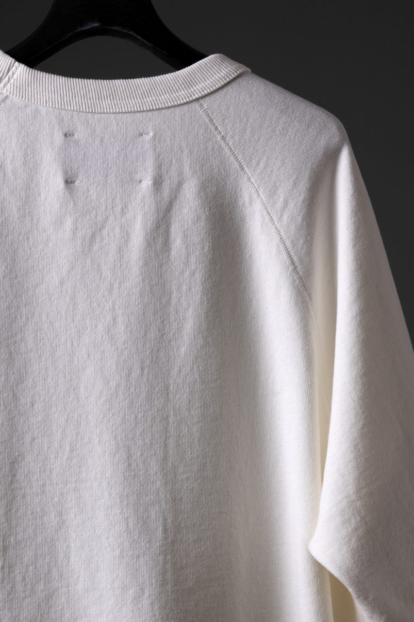 N/07 exclusive RAGLAN SHORT SLEEVE TOPS / US DRY TERRY (OFF WHITE) - Image 12