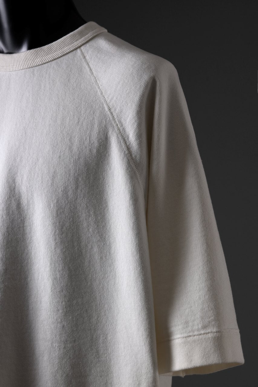N/07 exclusive RAGLAN SHORT SLEEVE TOPS / US DRY TERRY (OFF WHITE) - Image 15