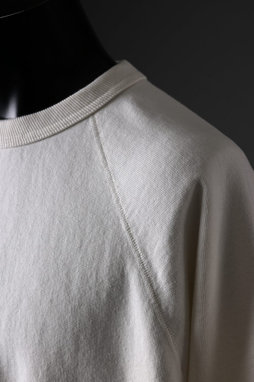 N/07 exclusive RAGLAN SHORT SLEEVE TOPS / US DRY TERRY (OFF WHITE) - Image 16