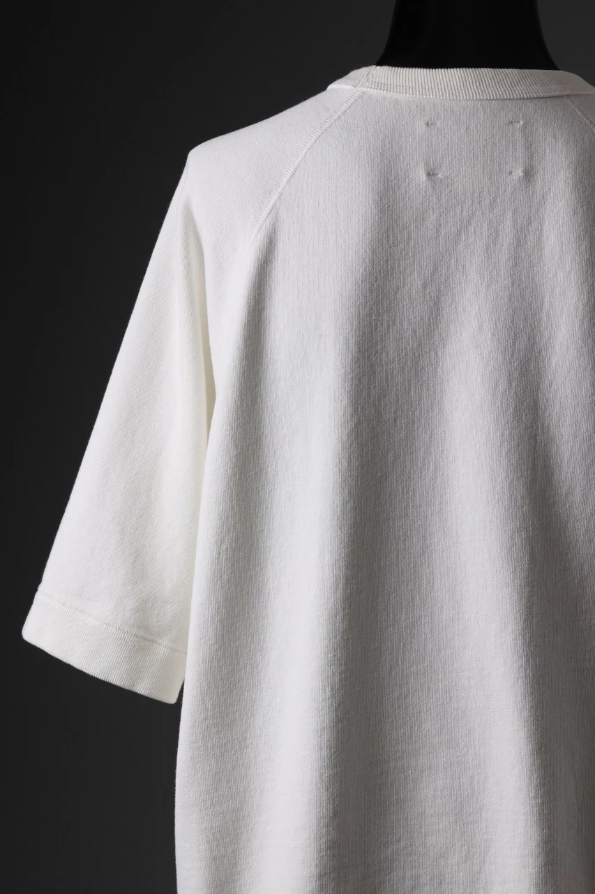 N/07 exclusive RAGLAN SHORT SLEEVE TOPS / US DRY TERRY (OFF WHITE) - Image 18