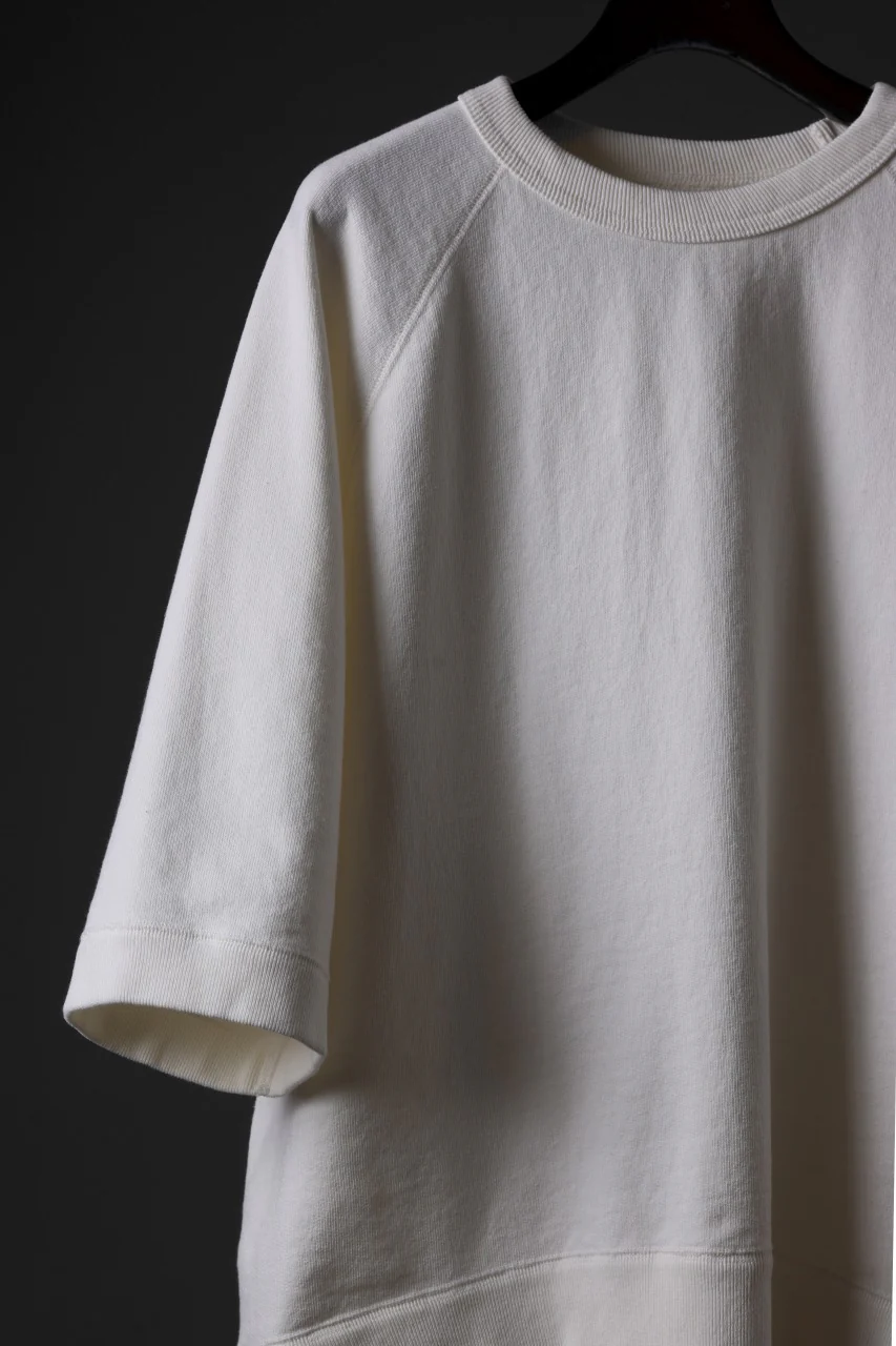 N/07 exclusive RAGLAN SHORT SLEEVE TOPS / US DRY TERRY (OFF WHITE) - Image 7