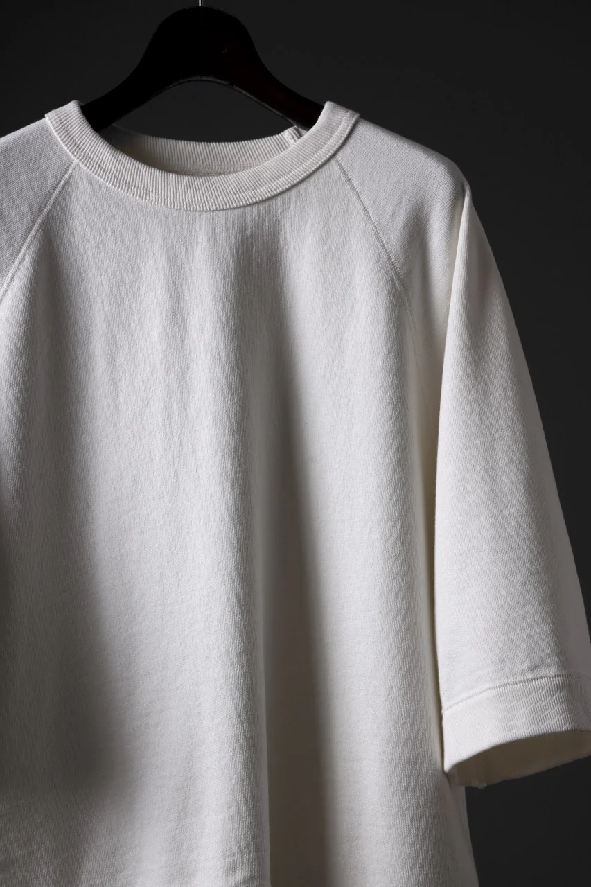 N/07 exclusive RAGLAN SHORT SLEEVE TOPS / US DRY TERRY (OFF WHITE) - Image 9