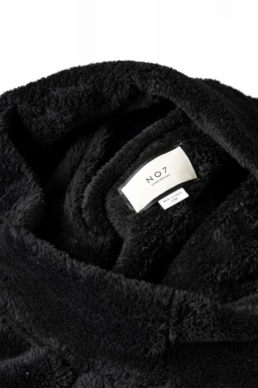 N/07 exclusive RAGLAN SLEEVE TOPS / SOFTY BOA FLEECE (BLACK) - Image 15