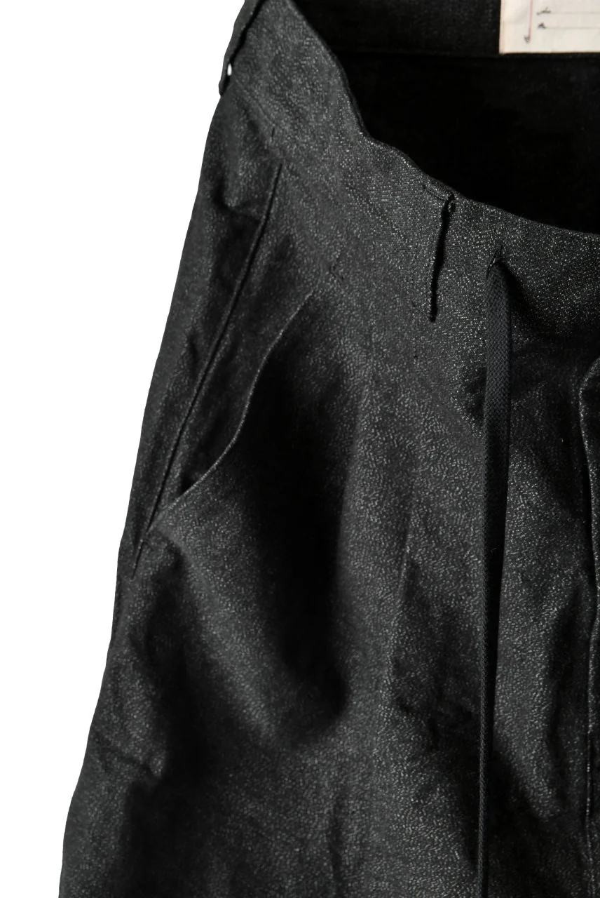 N/07 exclusive Three Dimensional Wide Pants Tuck/Dart Detail #2 (DOUBLE BLACK) - Image 13