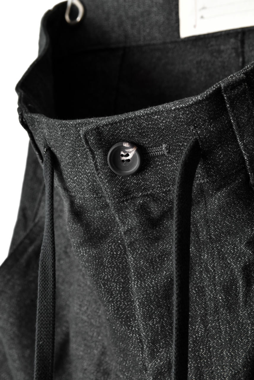 N/07 exclusive Three Dimensional Wide Pants Tuck/Dart Detail #2 (DOUBLE BLACK) - Image 17