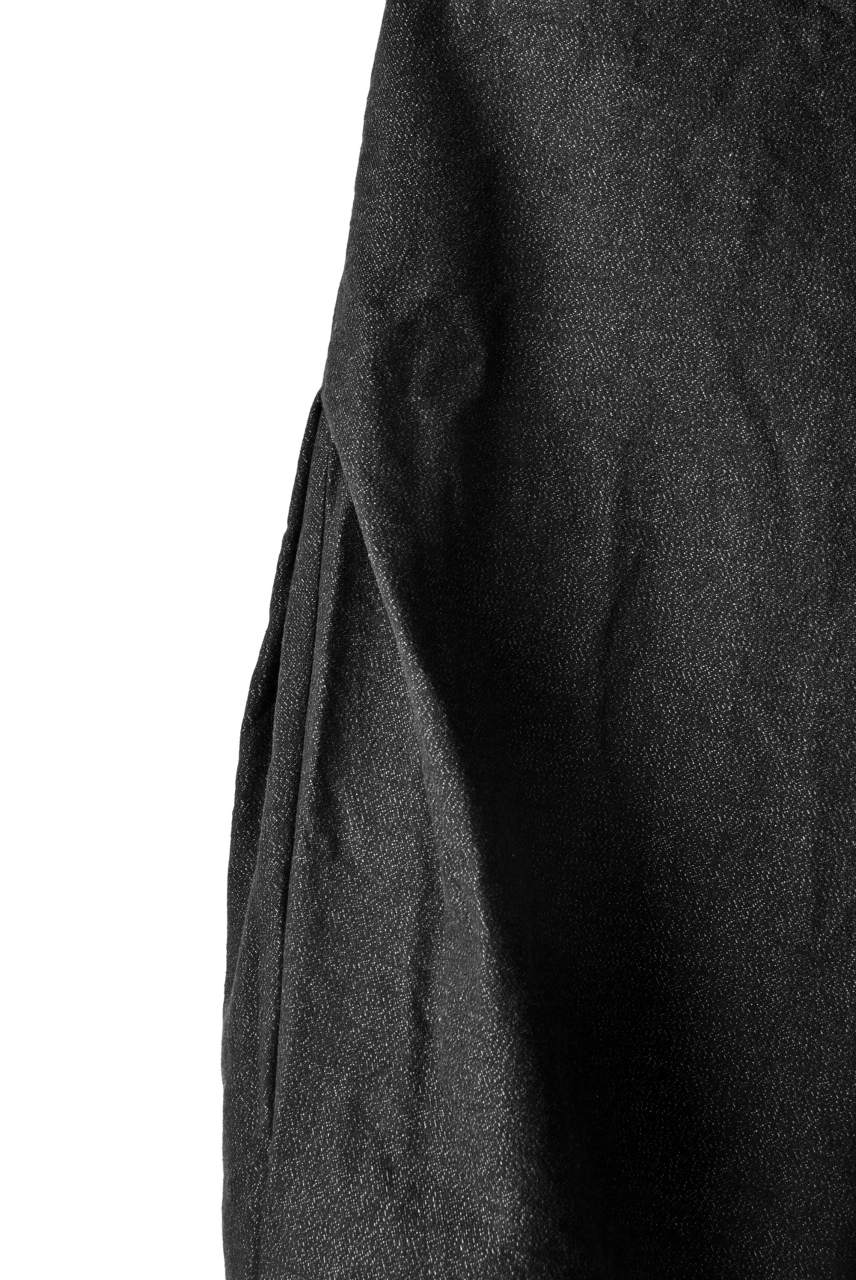 N/07 exclusive Three Dimensional Wide Pants Tuck/Dart Detail #2 (DOUBLE BLACK) - Image 26