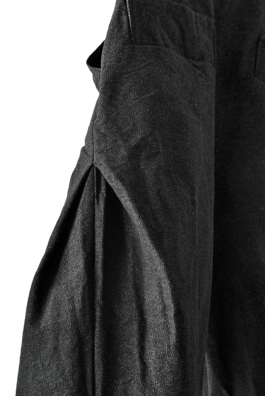 N/07 exclusive Three Dimensional Wide Pants Tuck/Dart Detail #2 (DOUBLE BLACK) - Image 27