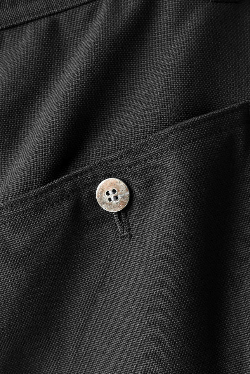 N/07 exclusive Three Dimensional Wide Pants Tuck/Dart Detail (BLACK) - Image 17