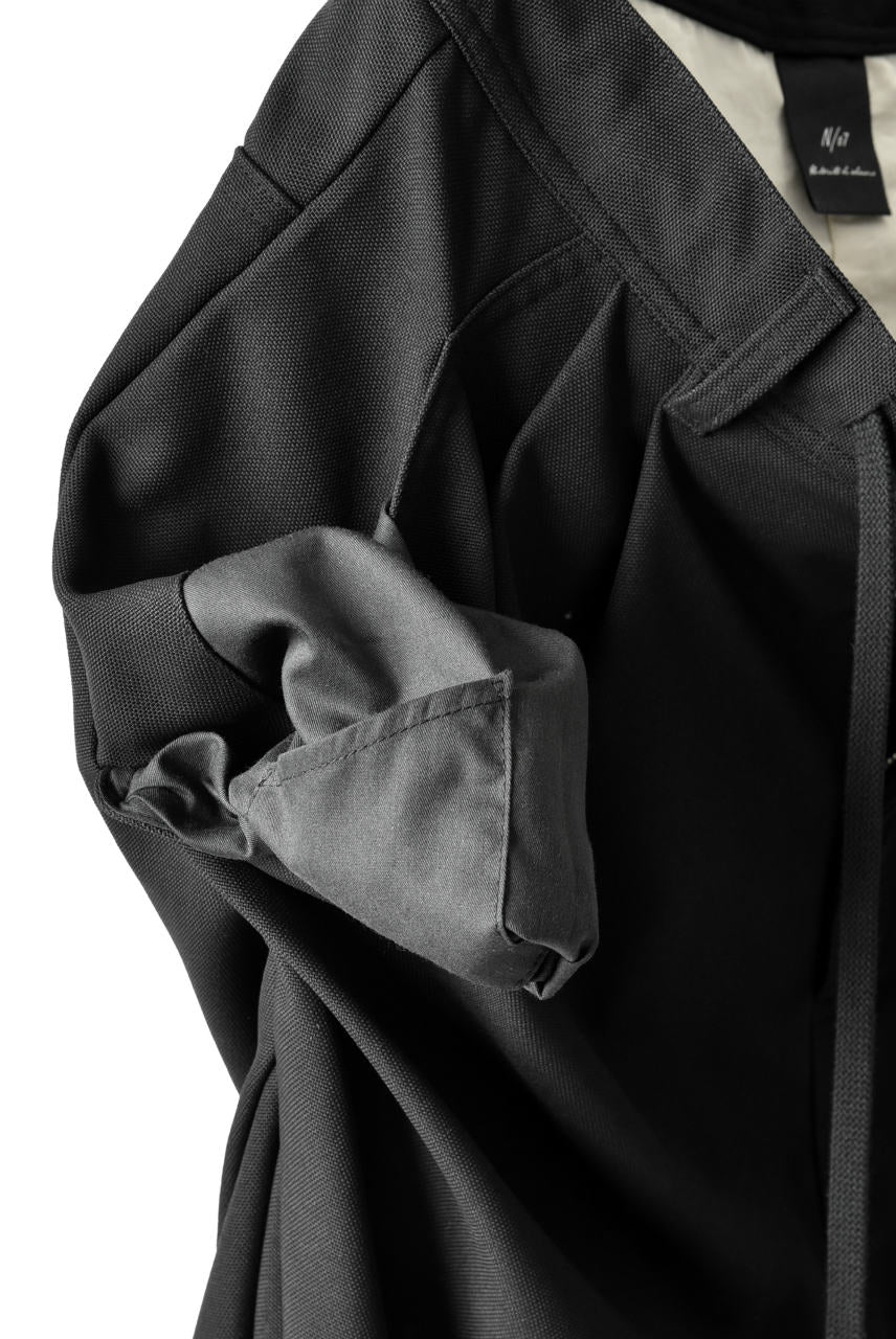N/07 exclusive Three Dimensional Wide Pants Tuck/Dart Detail (BLACK) - Image 18