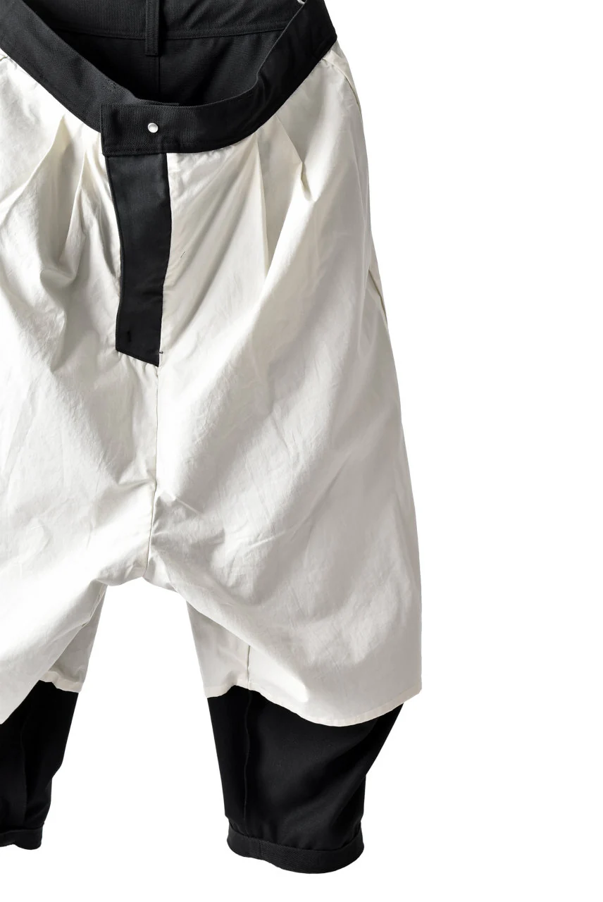 N/07 exclusive Three Dimensional Wide Pants Tuck/Dart Detail (BLACK) - Image 22