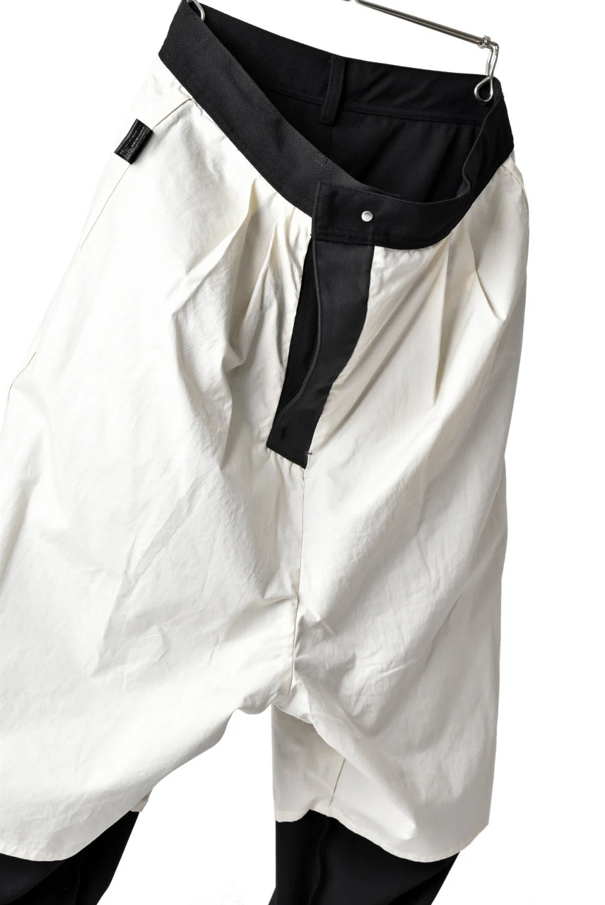 N/07 exclusive Three Dimensional Wide Pants Tuck/Dart Detail (BLACK) - Image 23