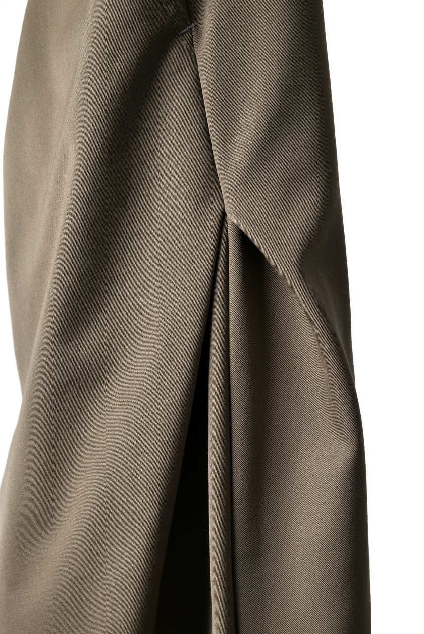 N/07 exclusive Three Dimensional Wide Pants Tuck/Dart Detail (DARK BEIGE) - Image 23