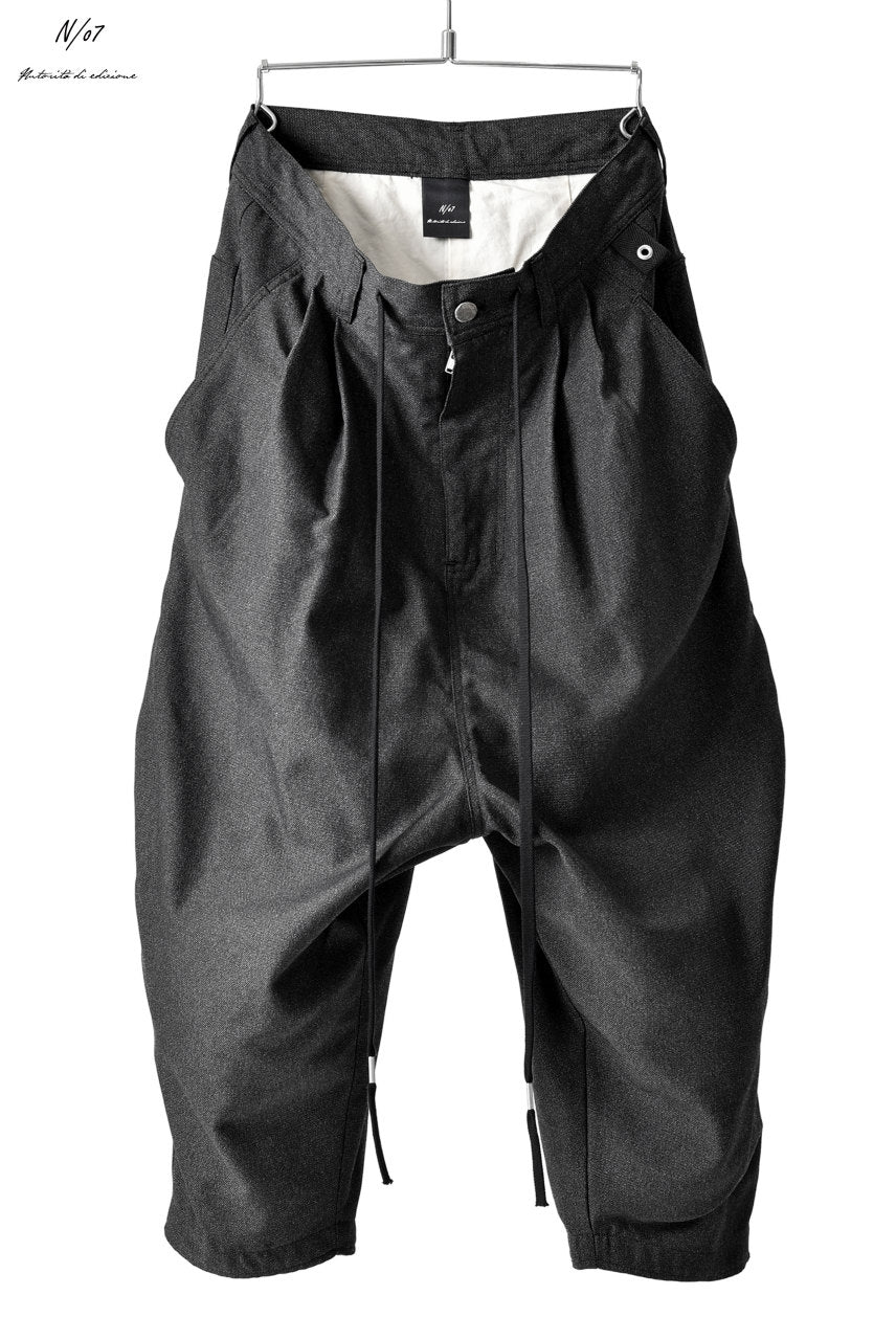 N/07 exclusive Three Dimensional Wide Pants Tuck/Dart Detail (GREY)