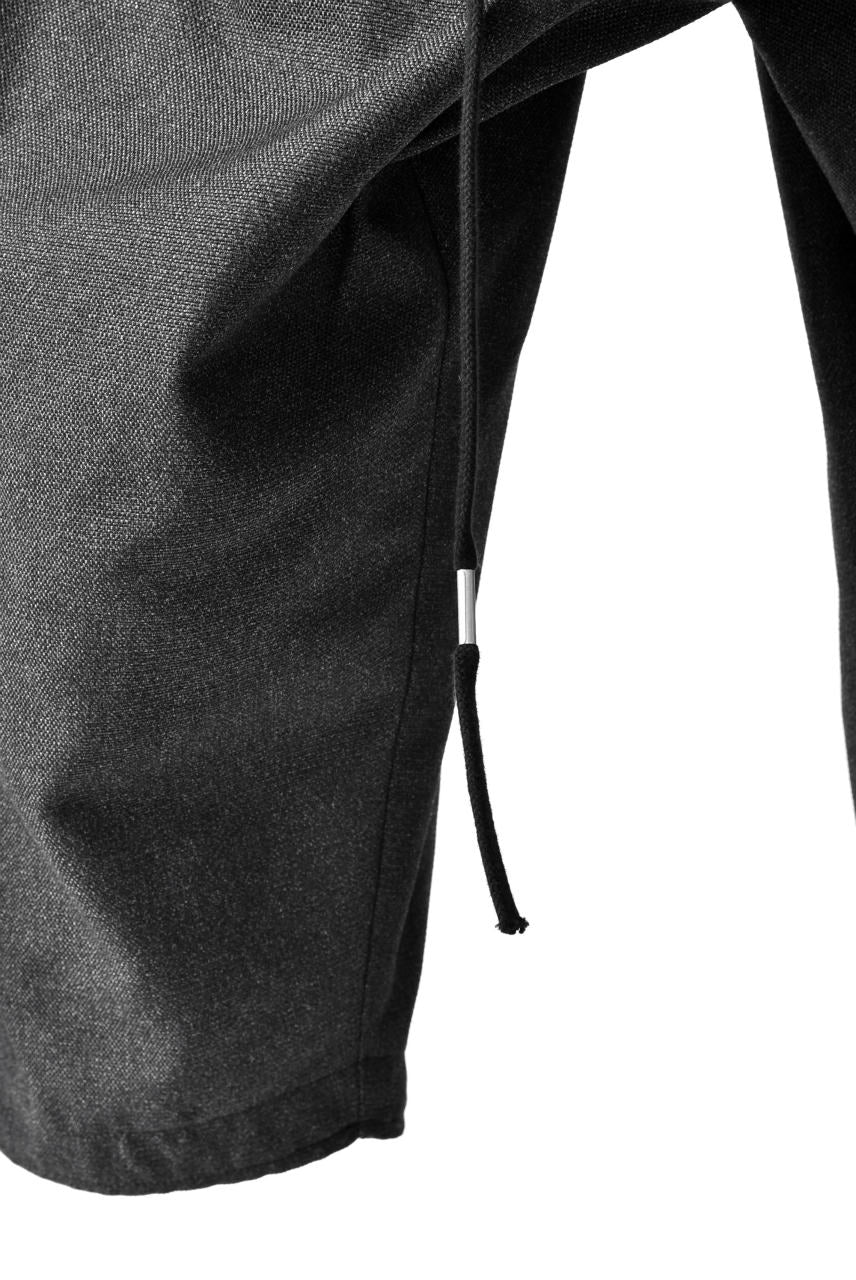N/07 exclusive Three Dimensional Wide Pants Tuck/Dart Detail (GREY) - Image 13