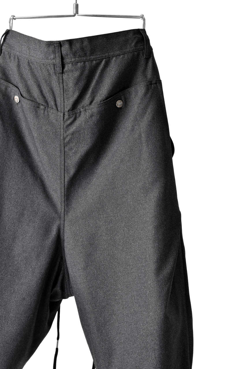 N/07 exclusive Three Dimensional Wide Pants Tuck/Dart Detail (GREY) - Image 15