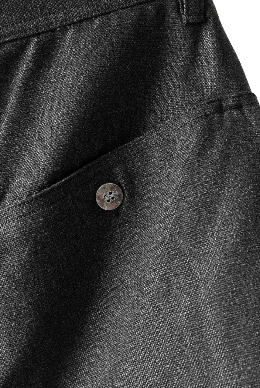N/07 exclusive Three Dimensional Wide Pants Tuck/Dart Detail (GREY) - Image 18